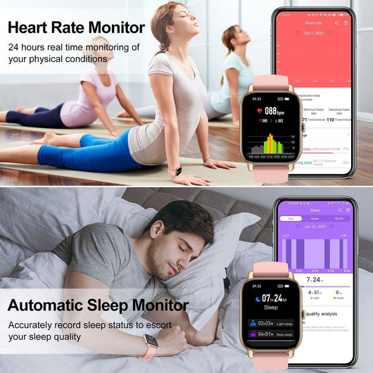 Reloj Inteligente con Llamadas Bluetooth, Monitor Cardíaco y Presión Arterial - Image 22