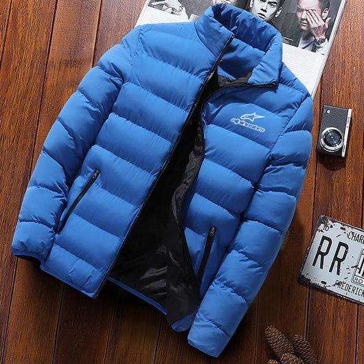 Chaqueta de Invierno Estelar con Cuello Alto para Hombre - Image 12