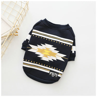 Ropa para Perros Pequeños de Algodón y Terciopelo con Estampado - Image 9