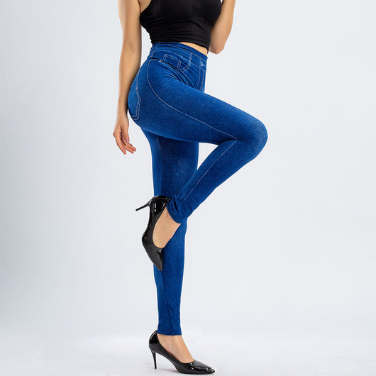 Leggins sin Costuras Estilo Denim con Efecto Levantador - Image 14