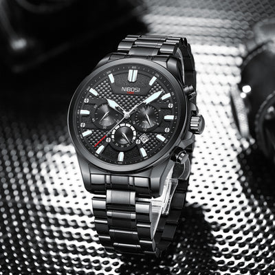 Reloj de Cuarzo Multifuncional Impermeable para Hombre con Tres Ojos - Image 6