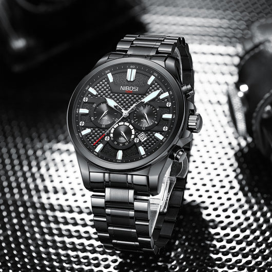 Reloj de Cuarzo Multifuncional Impermeable para Hombre con Tres Ojos - Image 6