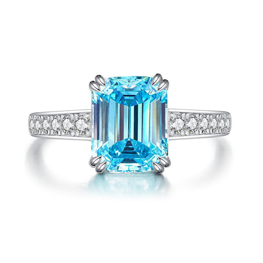 Anillo de Diamante Corte Pagoda para Novia - Image 5