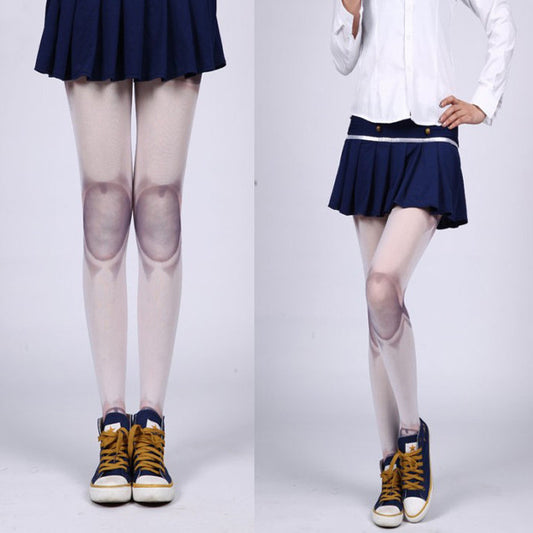 Medias Humanoides con Estampado Loli