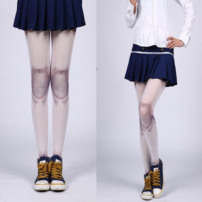 Medias Humanoides con Estampado Loli