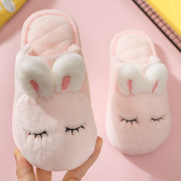 Pantuflas Peludas para Niños y Niñas - Cómodas Zapatillas de Algodón para Casa
