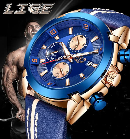 Reloj Deportivo Cronógrafo Resistente al Agua con Correa de Tiempo - Image 7