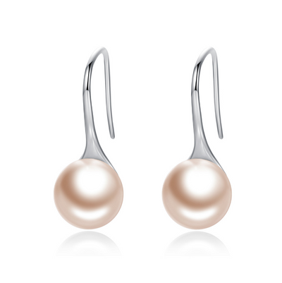 Aretes de Plata Esterlina S925 con Perla Negra - Diseño Personalidad Femenino - Image 6