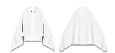 Manta Capa de Franela Blanca Reversible - Image 7