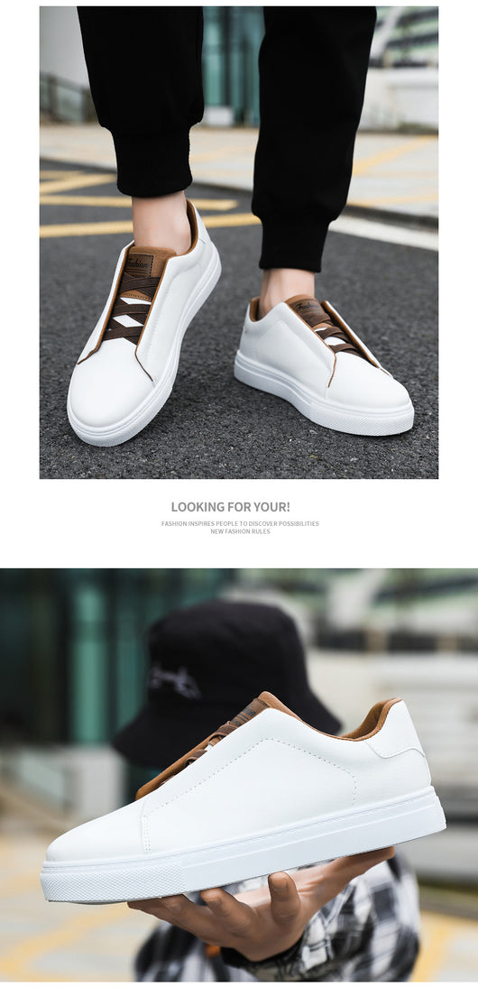 Tenis para Hombre de Color Sólido Cómodos y Antideslizantes - Image 15