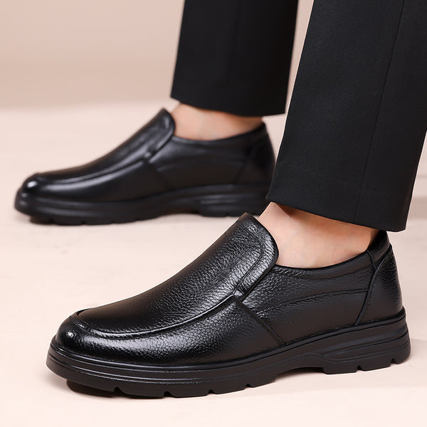 Zapatos de Cuero Genuino con Cordones para Hombre - Estilo Ejecutivo Casual