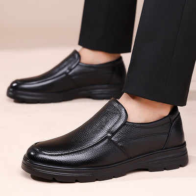 Zapatos de Cuero Genuino con Cordones para Hombre - Estilo Ejecutivo Casual