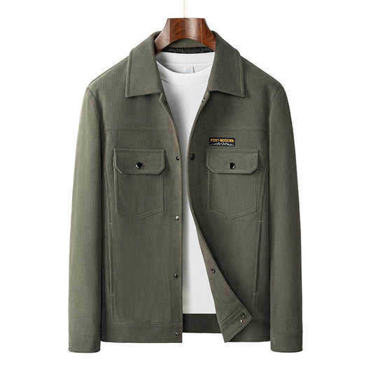 Chaqueta de Piqué para Hombre - Casual Profesional con Cuello Polo - Image 7