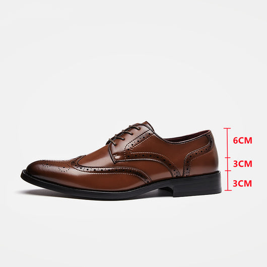 Zapatos de Cuero Tallado con Cordones y Suela Ancha Estilo Británico - Image 10