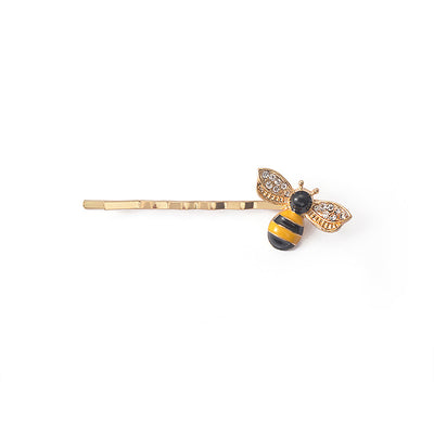 Pasador de Cabello Abeja con Goteo de Color - Clip Costero Pequeño - Image 10