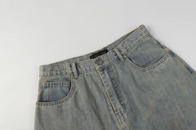 Jeans de Diseño Industrial Americano con Lavado Pesado - Image 18