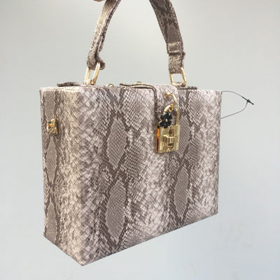 Bolso de Cuero Estampado Serpiente para Mujer - Estilo Europeo y Americano - Image 7