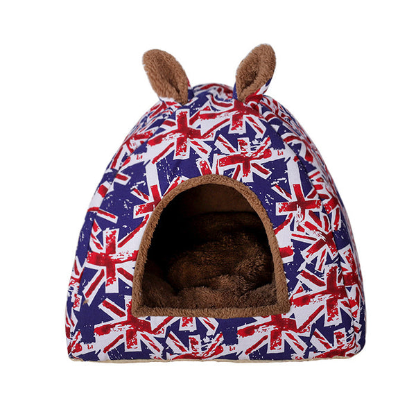 Casa Refugio Térmico para Mascotas con Diseño Yurta y Cojín Absorbente - Image 12
