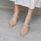 Sandalias y Pantuflas Transpirables de Malla Perlada