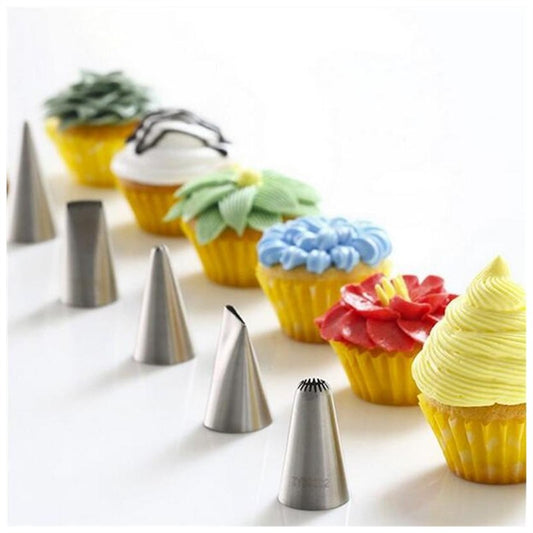 Set de 35 Boquillas Decorativas con Diseño de Tulipán para Repostería - Image 2