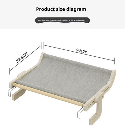 Cama Colgante Extra Grande para Gatos - Nido de Lona para Ventana y Balcón - Image 11