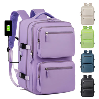 Mochila Ejecutiva de Gran Capacidad con Compartimentos Secos y Húmedos