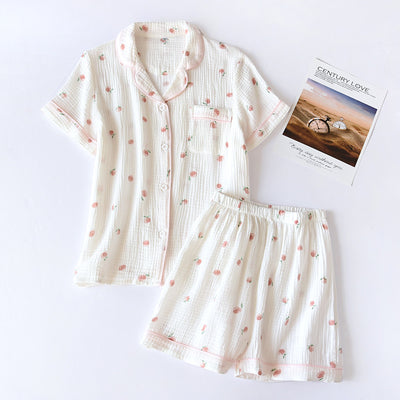 Conjunto de Pijama Corto para Casa - Blusa y Shorts Cómodos - Image 8