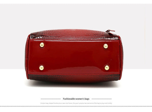 Bolso Mamá Grande de Capacidad Amplia - Bolsa Práctica Mujer Color Sólido - Image 16