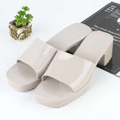 Sandalias Plataforma de Verano para Mujer con Tacón Grueso y Punta Cuadrada - Image 5