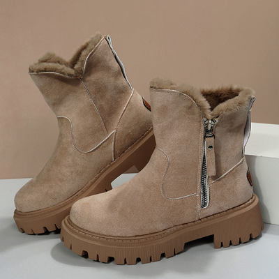 Botas de Invierno Impermeables Mujer - Gamuza Sintética con Suela Antideslizante - Image 14