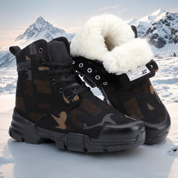 Botas de Nieve Impermeables Tres Protecciones con Aislamiento Térmico