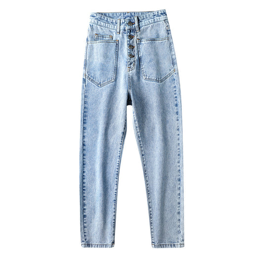 Jeans Talle Alto Rectos Holgados para Mujer - Image 11