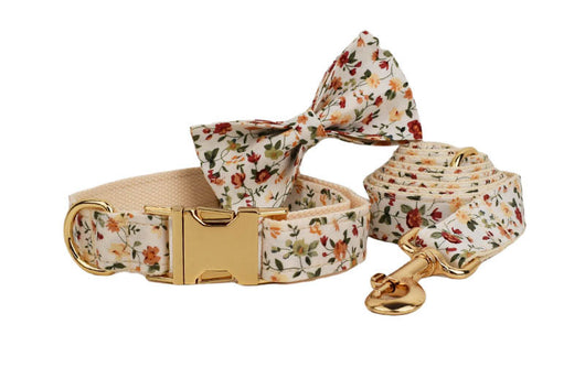 Conjunto de Collar Floral Blanco para Mascotas - Image 12