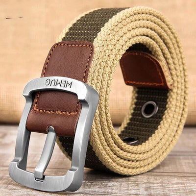Cinturón de Lona Unisex con Hebilla de Pasador - Estilo Casual Outdoor - Image 17