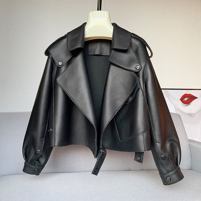 Chaqueta Biker de Gamuza para Mujer - Estilo Suelto y Desenfadado - Image 13