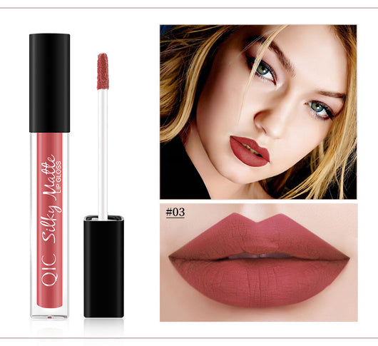 Brillo Labial Mate Impermeable de Larga Duración - Acabado Aterciopelado - Image 14