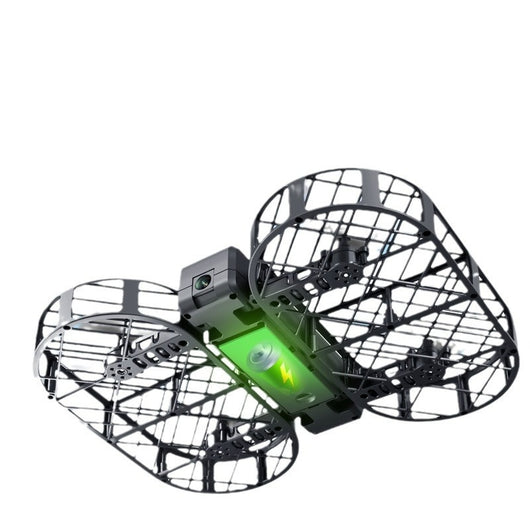 Dron Plegable V38 con Protección de Malla para Fotografía Aérea - Image 10