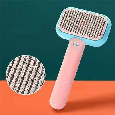 Cepillo Desmudante de Acero Inoxidable para Perros y Gatos con Masaje - Image 13
