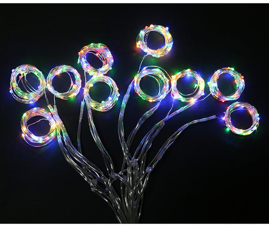 Cortina de Luces LED con Alambre de Cobre - Control Remoto USB Decoración Romántica - Image 5