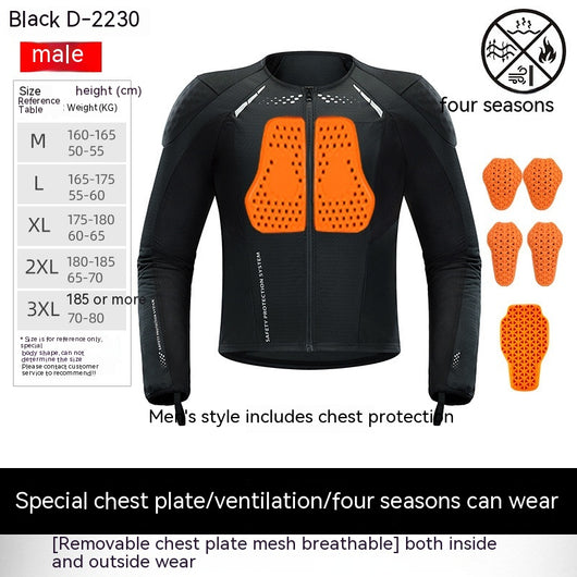 Equipo Protector Antiimpacto para Motociclismo - Ropa Transpirable Unisex Verano - Image 7