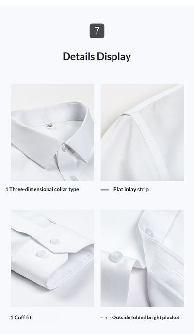 Camisa de Trabajo Profesional sin Planchado para Hombre - Image 2