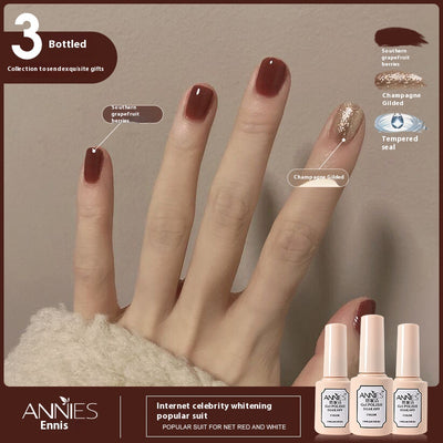 Set de Esmalte de Gel Nude Hielo Tricolor 2024 - Colección Jelly - Image 44