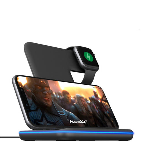 Cargador Inalámbrico 3 en 1 de 15W - Base de Carga Rápida para Escritorio - Image 2
