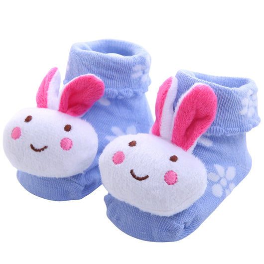 Calcetines Antideslizantes con Diseño Infantil para Bebés Recién Nacidos
