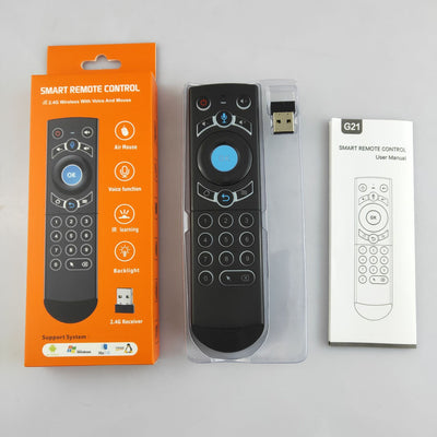 Control Remoto Inteligente 2 en 1 con Teclado Inalámbrico para Smart TV