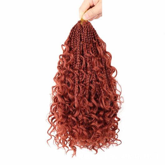 Peluca de Cabello Sintético con Trenzas de Tres Hilos - Image 9
