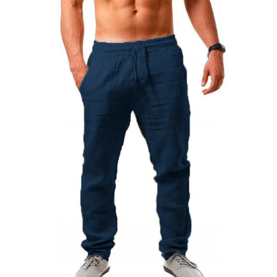 Pantalones Deportivos de Lino Transpirable para Hombre - Comodidad y Estilo - Image 7