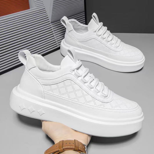 Zapatos Casuales de Suela Gruesa Estilo Británico con Diseño Calado Transpirable - Image 4