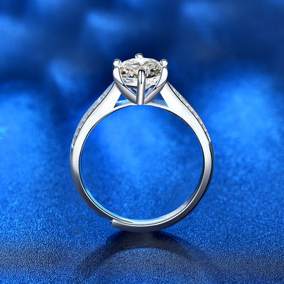 Anillo de Plata Esterlina con Moissanita para Mujer - Image 6