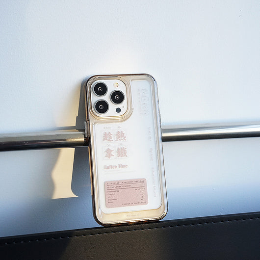 Funda para Teléfono con Botón Metálico Estilo Café - Image 4